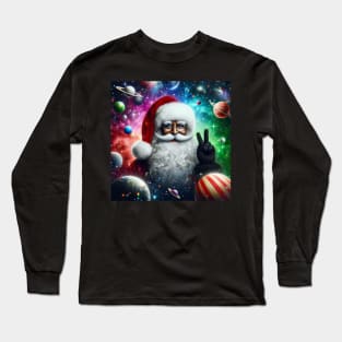 Santa in Space Long Sleeve T-Shirt